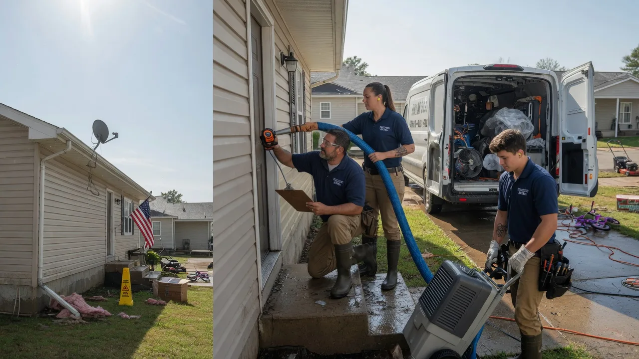 Ceiling Water Damage Restoration in Poneto, IN near me